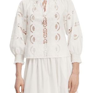 Blusa in cotone con ricami – Liu Jo