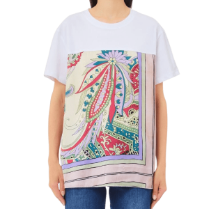 T-shirt manica corta foulard – Liu Jo