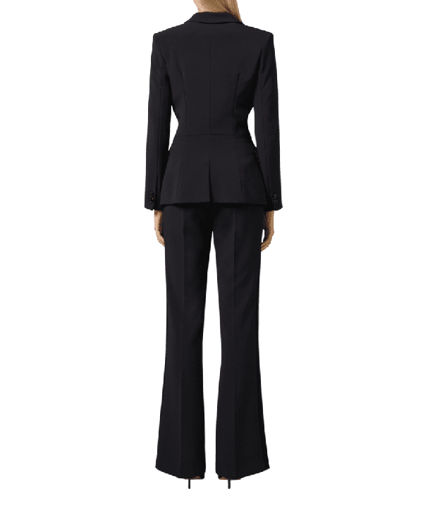 Tailleur doppiopetto in crêpe – Elisabetta Franchi - immagine 4