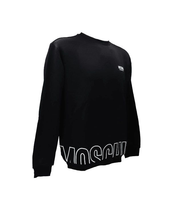 Felpa tech fleece nera – Moschino - immagine 4