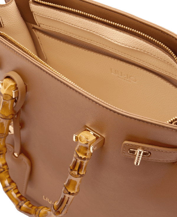 Borsa con manici effetto bamboo – Liu Jo - immagine 4