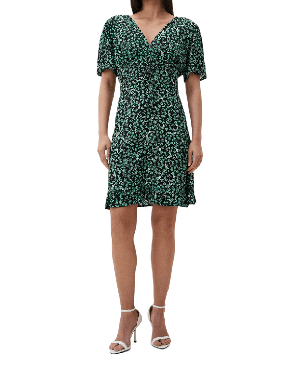 Abito nero con fiori verdi – Mar de Margaritas