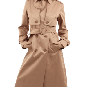 Trench in tessuto tecnico jacquard – Elisabetta Franchi