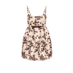 Abito doll in duchesse stampata – Elisabetta Franchi