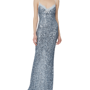 Abito Red Carpet in paillettes e pizzo – Elisabetta Franchi