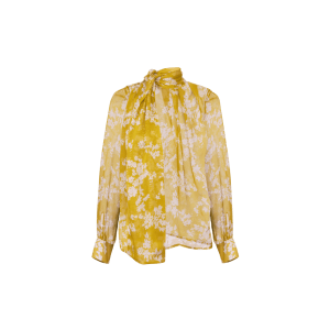 Blusa stampata in voile di seta – Elisabetta Franchi