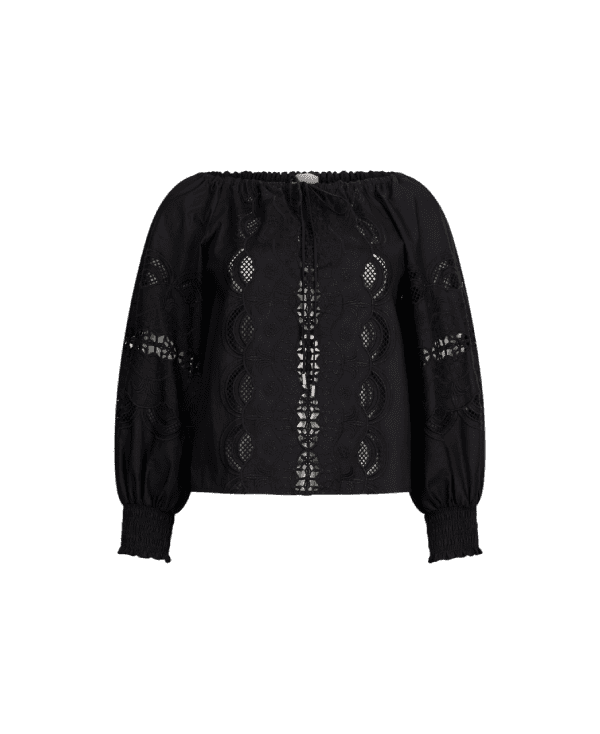 Blusa in cotone con ricami – Liu Jo - immagine 2