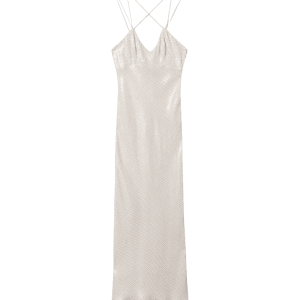 ABITO LUNGO CON RICAMO PAILLETTES – TWINSET