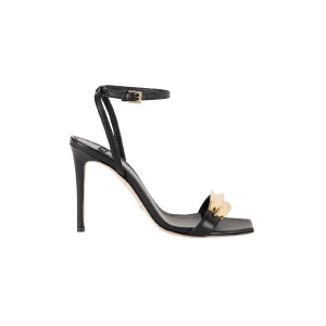 Sandali in pelle con dettaglio gioiello – Elisabetta Franchi