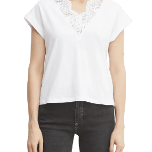 T-shirt bianca in cotone – Twinset