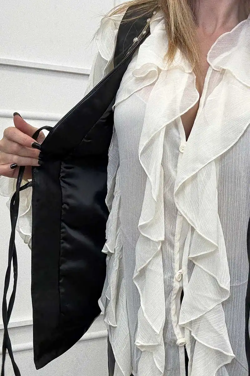 Glamorous Gilet Ecopelle Borchie - immagine 5