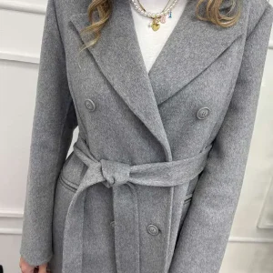 HaveOne Cappotto Doppiopetto Grigio