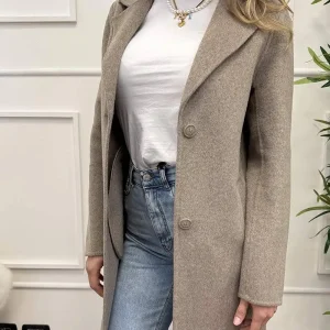 HaveOne Cappotto Monopetto Tortora