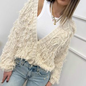 HaveOne Cardigan Frange Calce