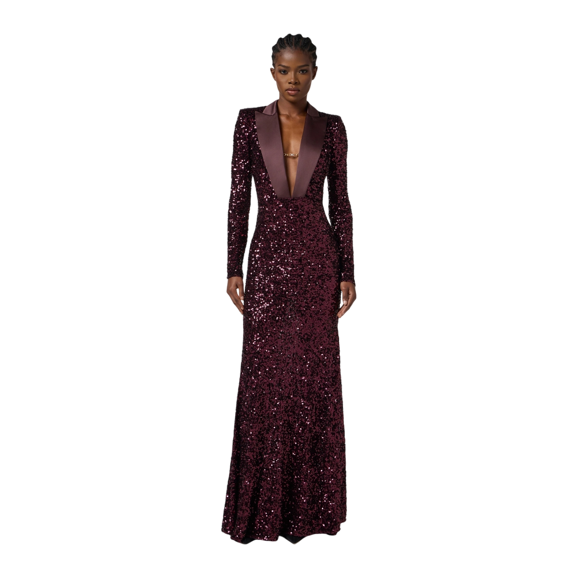 Abito Red Carpet in full paillettes – elisabetta franchi - immagine 3