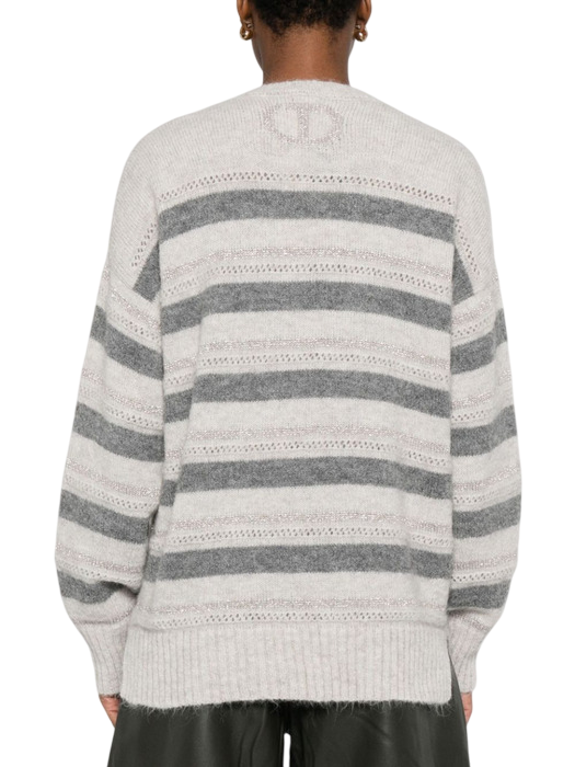 Maxi maglia in misto alpaca - immagine 3