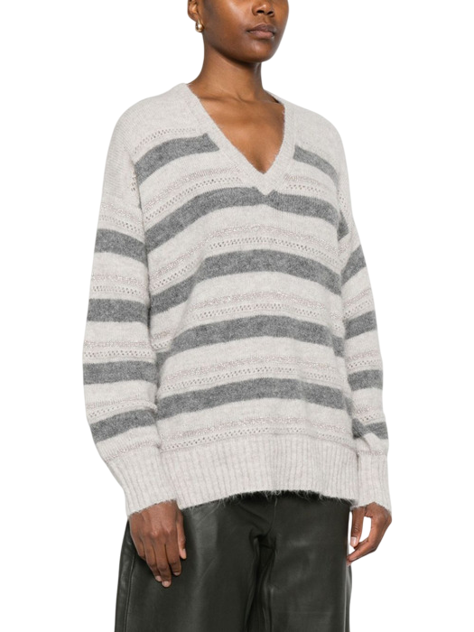 Maxi maglia in misto alpaca - immagine 5