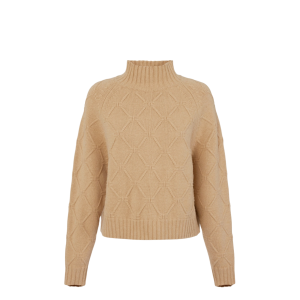 Pullover in maglia con losanghe jacquard – elisabetta franchi