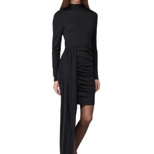 Sophia – Abito Corto A Lupetto Con Fascia In Vita