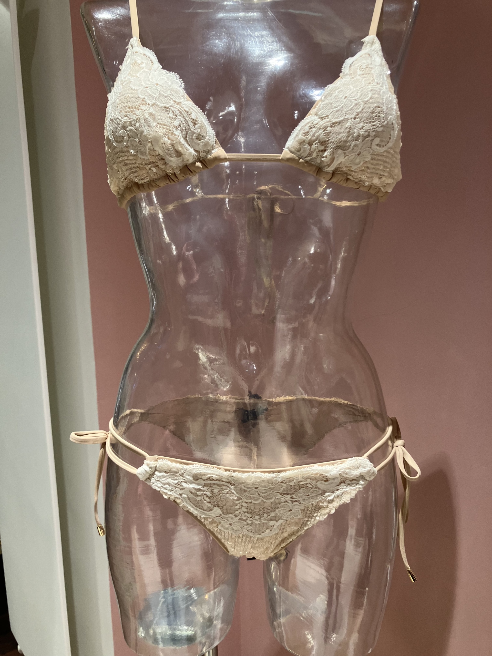 BIKINI TRIANGOLO IN PIZZO CON PAILLETTES MISS BIKINI - immagine 6
