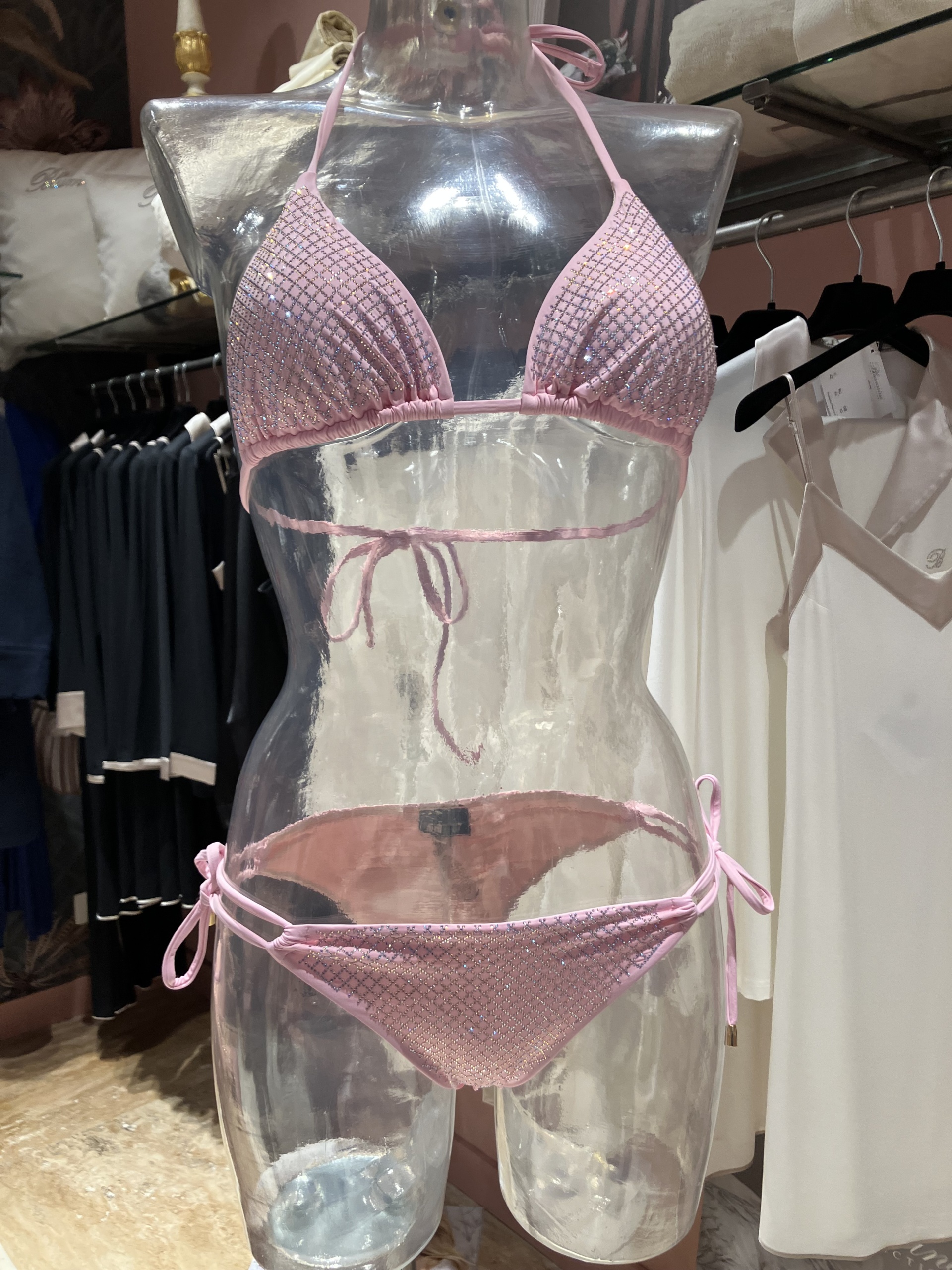 BIKINI TRIANGOLO STRASS MISS BIKINI - immagine 4