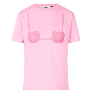 T-SHIRT BOXY STAMPATA CON REGGISENO HELLO KITTY – gcds