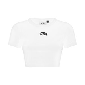 T-shirt crop con logo – GCDS