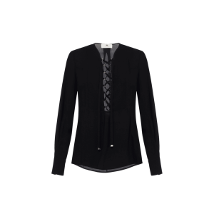 Blusa in georgette con lacci – ELISABETTA FRANCHI