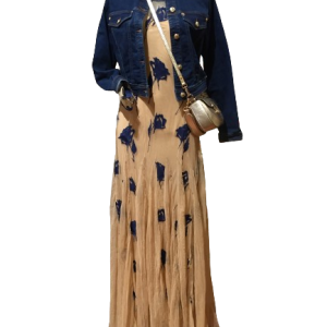 ABITO IN TULLE RICAMATO BLUGIRL