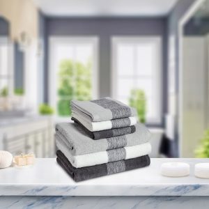 VINGI – Set Asciugamani 3+3 In Spugna