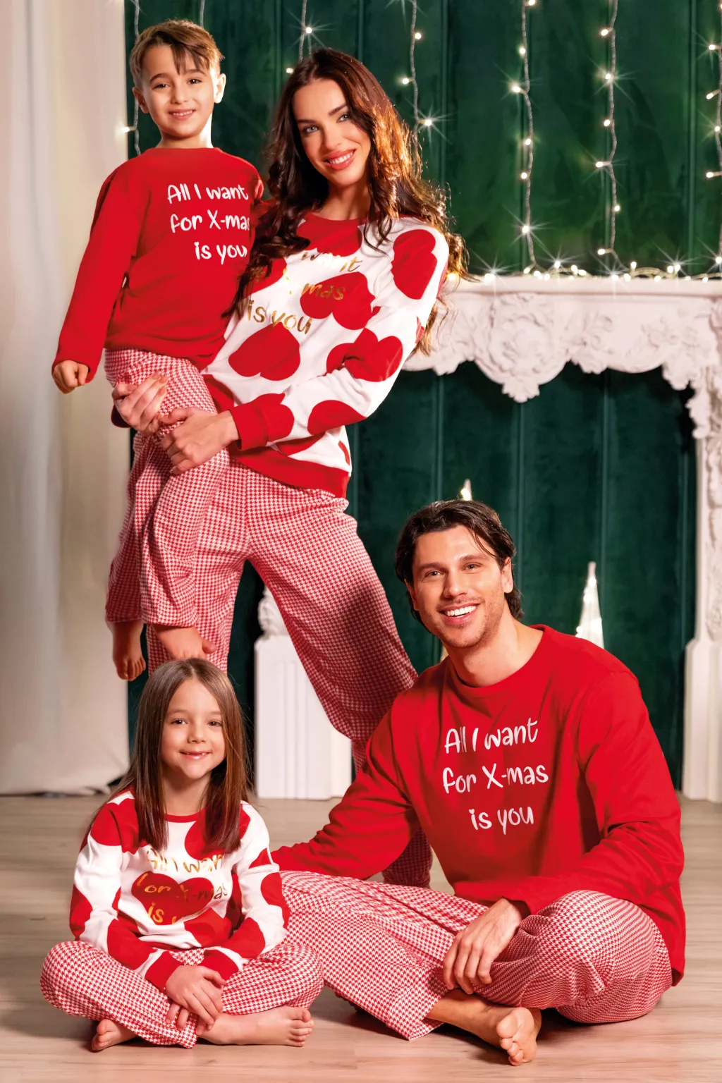 LOVEANDBRA – Pigiama Natalizio Bambina In Caldo Cotone - immagine 3