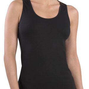 MABRAT – Canotta Spalla Larga In Caldo Cotone – Nero – Bianco