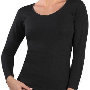 MABRAT – Maglia A Manica Lunga In Caldo Cotone – Nero – Bianco