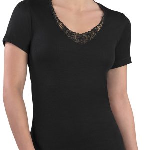 MABRAT – Maglia A Maniche Corte In Caldo Cotone – Nero – Bianco