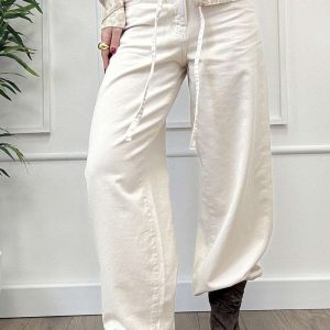 Only Jeans Straight Gianna Ecru’