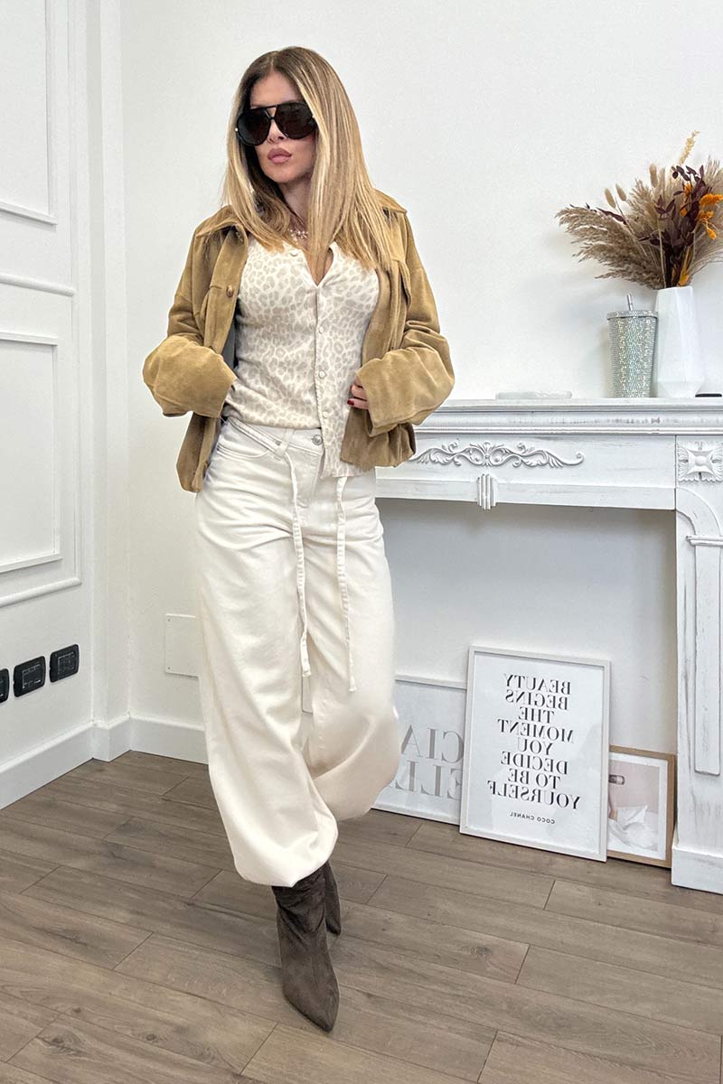 Only Jeans Straight Gianna Ecru’ - immagine 5