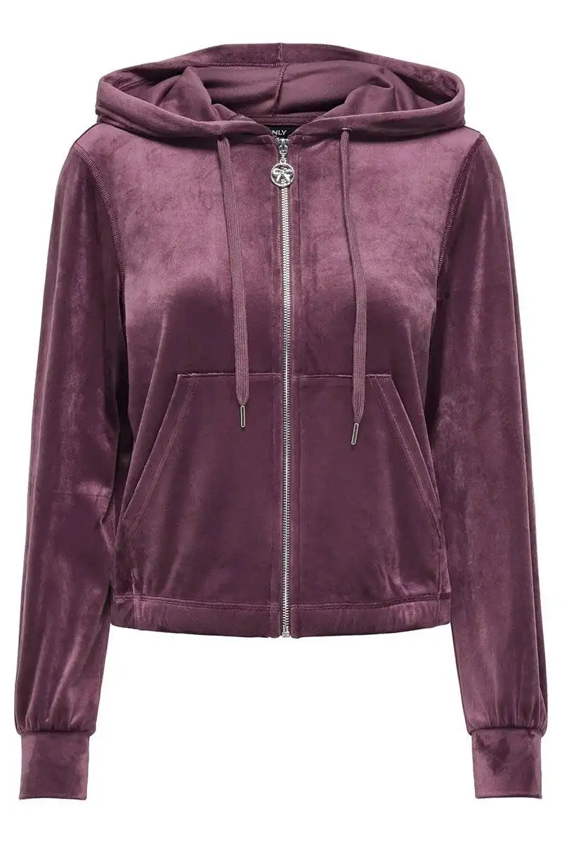 Only Felpa Tuta Ciniglia Vino - immagine 4