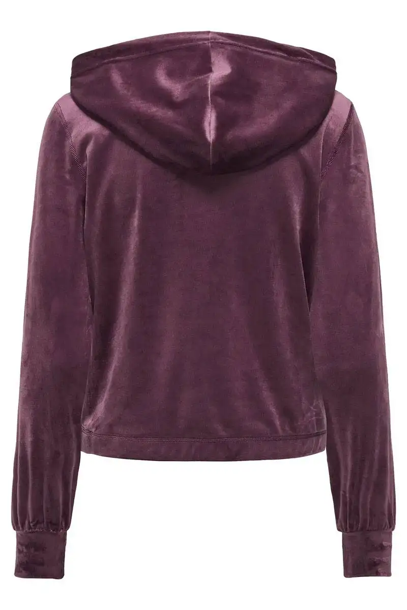 Only Felpa Tuta Ciniglia Vino - immagine 5