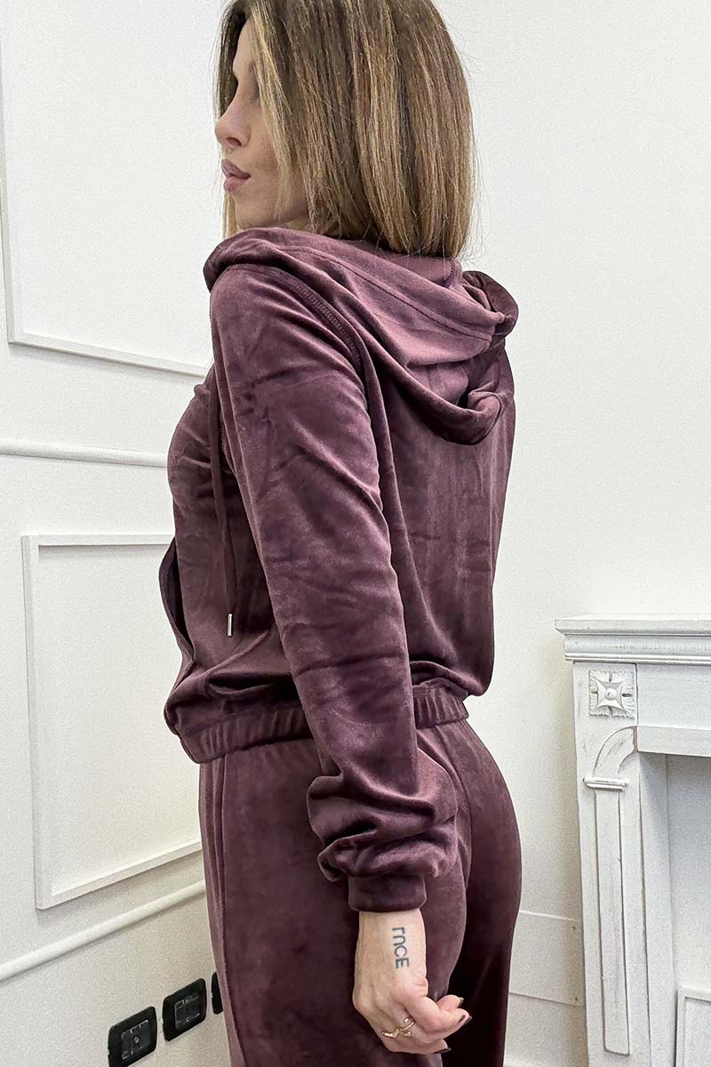 Only Felpa Tuta Ciniglia Vino - immagine 6
