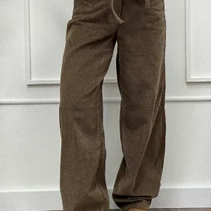 Only Pantalone Millerighe Gianna Nocciola