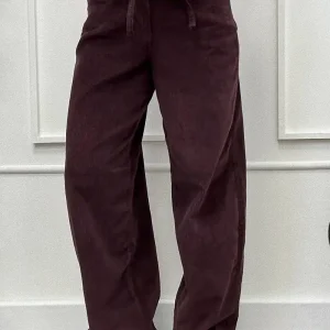 Only Pantalone Millerighe Gianna Sangria