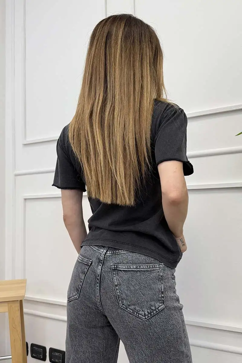 Only T-shirt Bling Bling Antracite - immagine 5