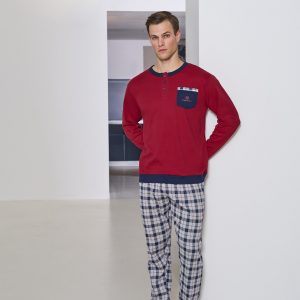 SERGIO TACCHINI – Pigiama Lungo Uomo In Caldo Cotone Interlock