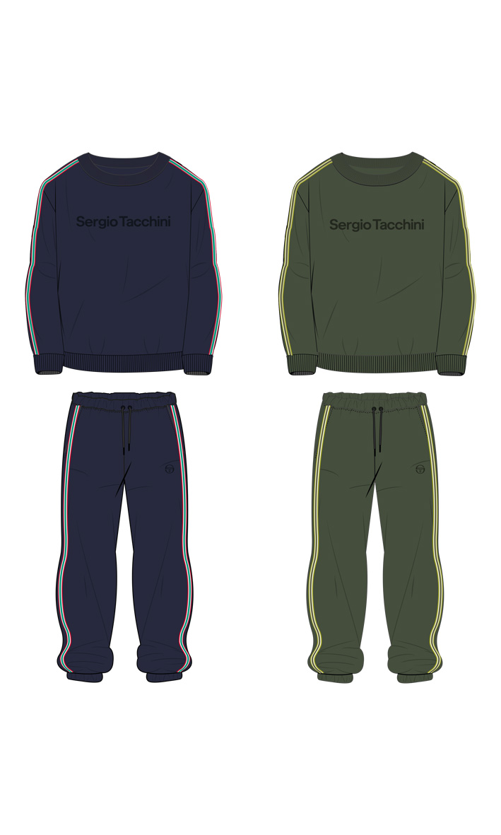 SERGIO TACCHINI – Tuta Homewear Uomo In Felpa - immagine 3