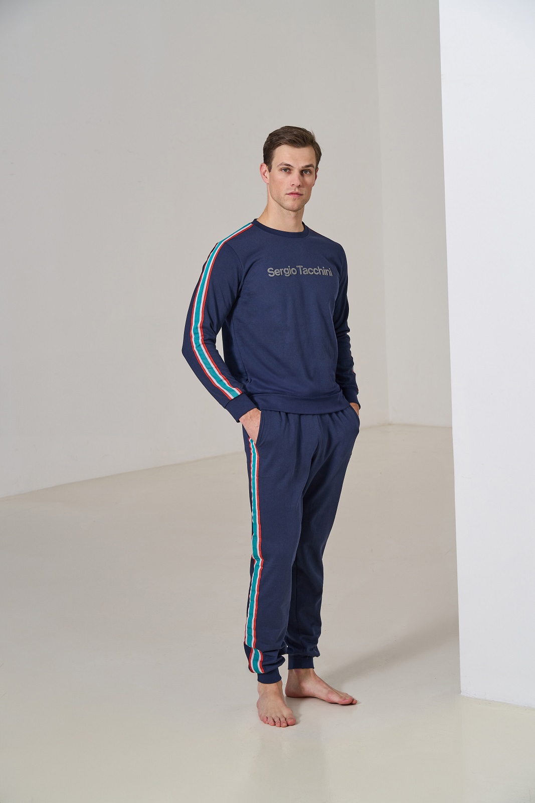 SERGIO TACCHINI – Tuta Homewear Uomo In Felpa