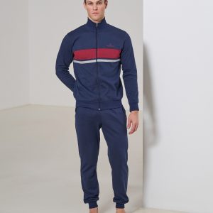 SERGIO TACCHINI – Tuta Homewear Uomo Full Zip In Felpa