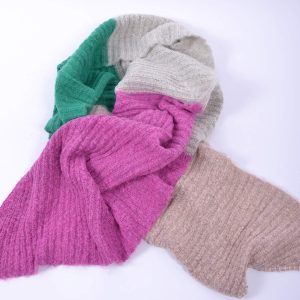 Maxi Sciarpa Multicolor Viola