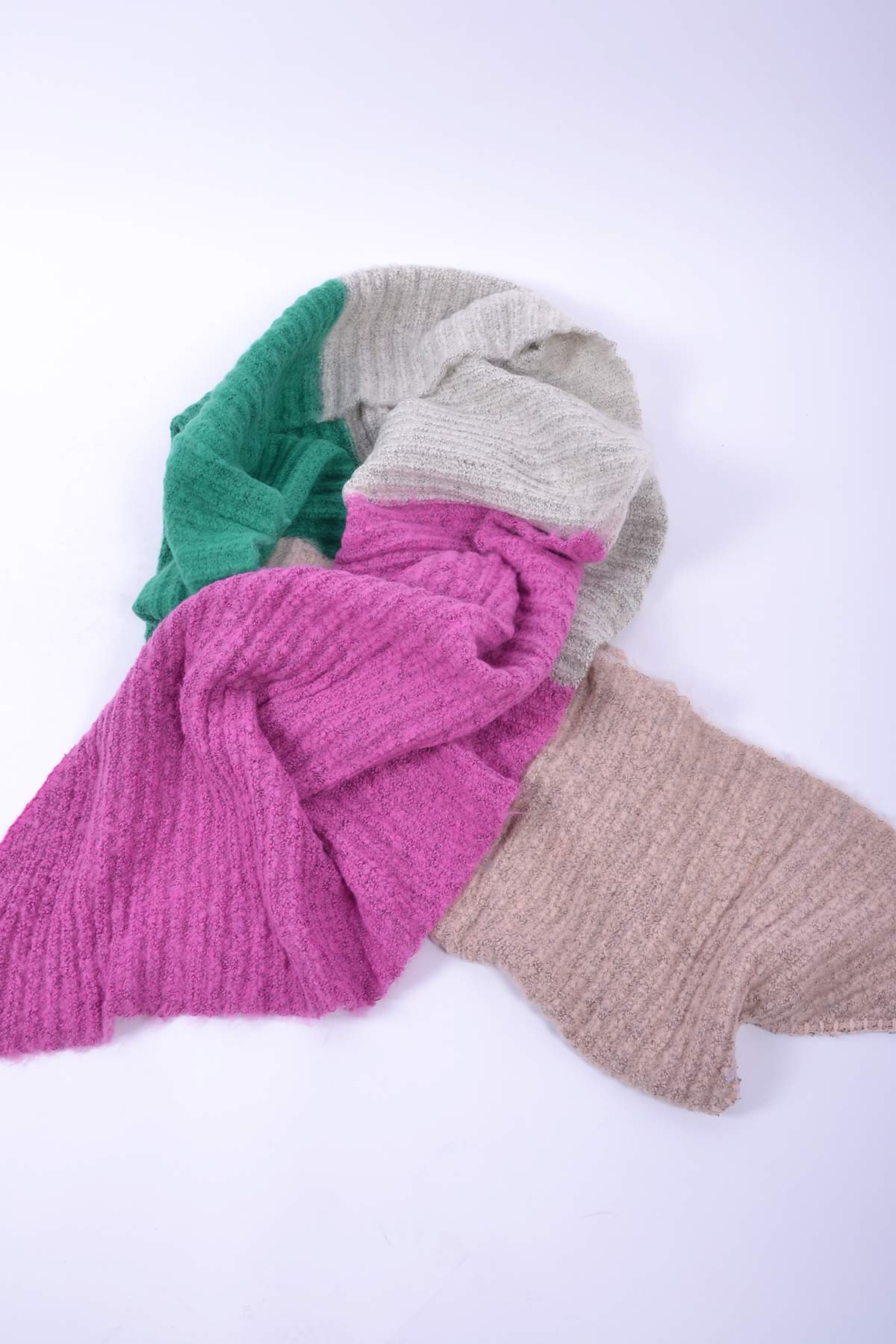 Maxi Sciarpa Multicolor Viola