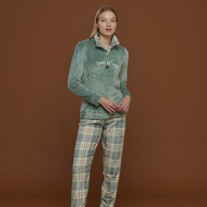 NOIDINOTTE – Pigiama Donna In Coral Fleece – Giada – Rosa