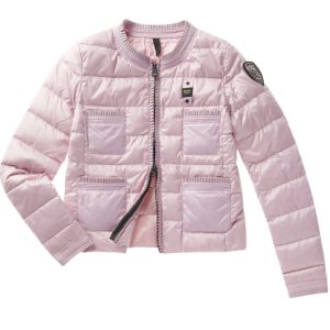 Blauer giacchino in piuma eileen